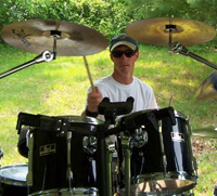 Chuck on Drums